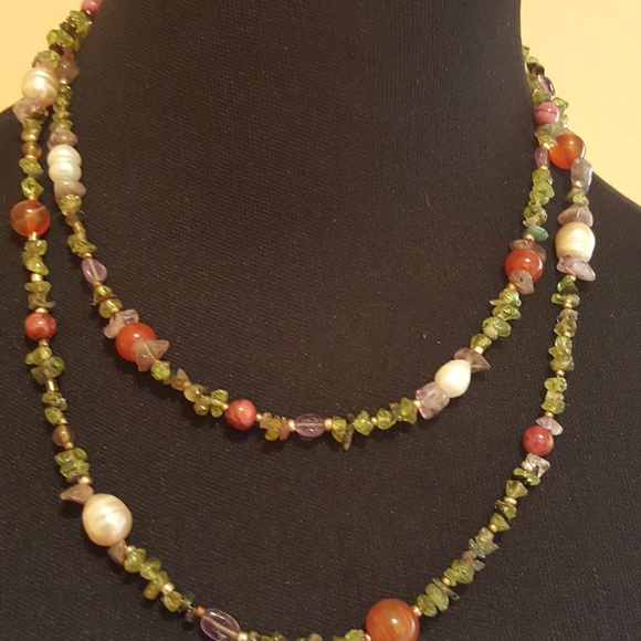 NR Jewelry - ALL NATURAL MULTISTONE NECKLACE BY NR NR Jewelry - ALL NATURAL MULTISTONE NECKLACE BY NR